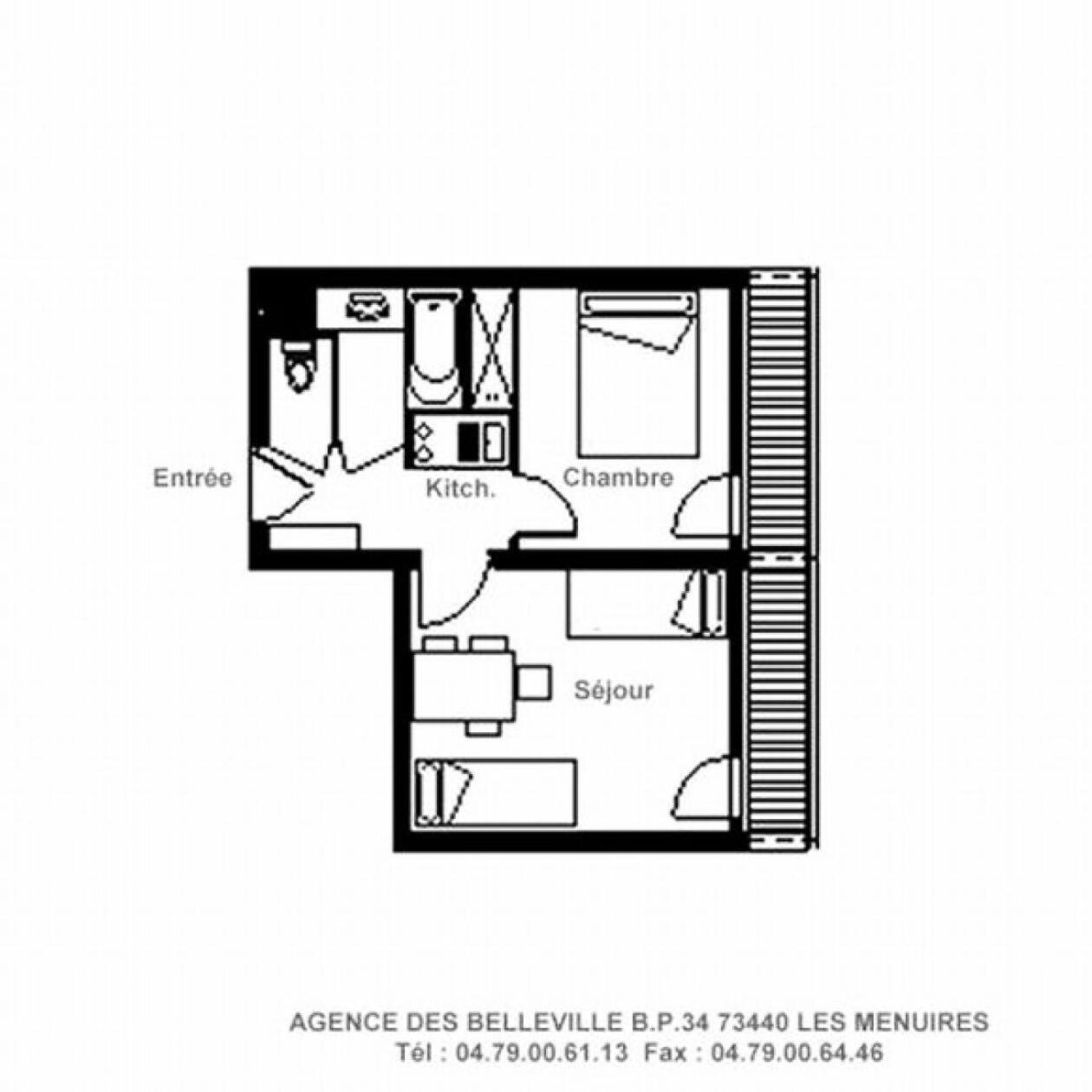 Residence Chaviere - Appartement Agreable - Au Pieds Des Pistes - Balcon Mae-2384 Saint-Martin-de-Belleville Esterno foto